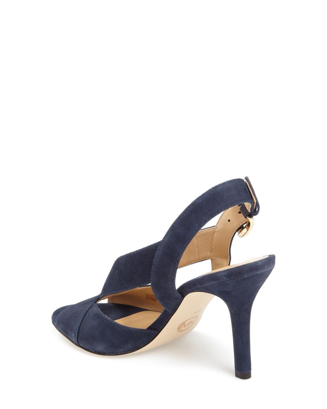 MICHAEL Michael Kors Becky Leather Slingback Sandal in Blue Lyst