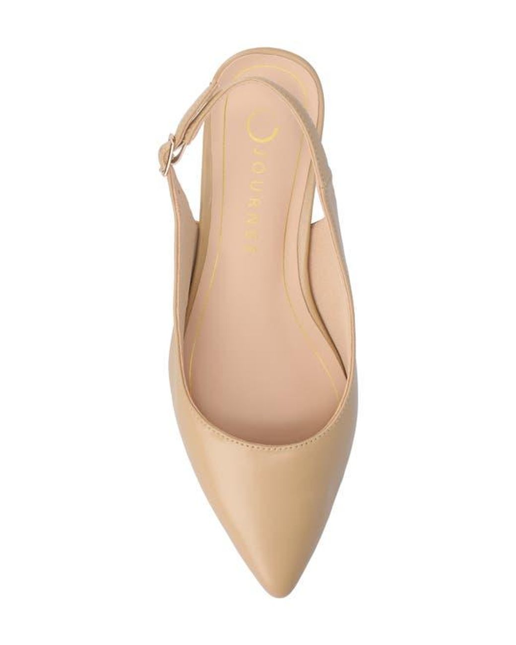 Journee Collection Metallic Sylvia Slingback Pump