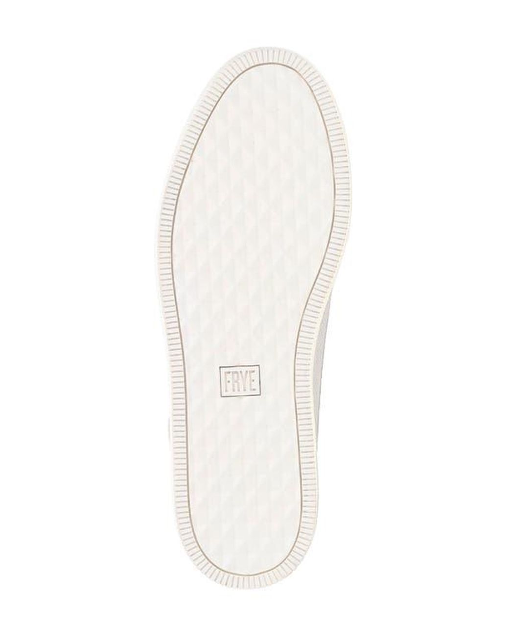 Frye White Astor Cap Toe Low Top Sneaker for men