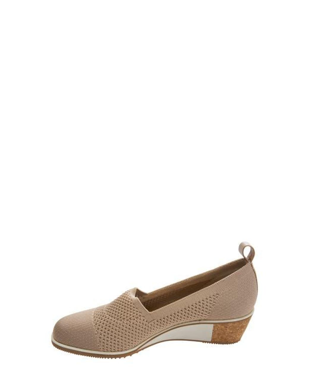 Vaneli Brown Galen Knit Pump