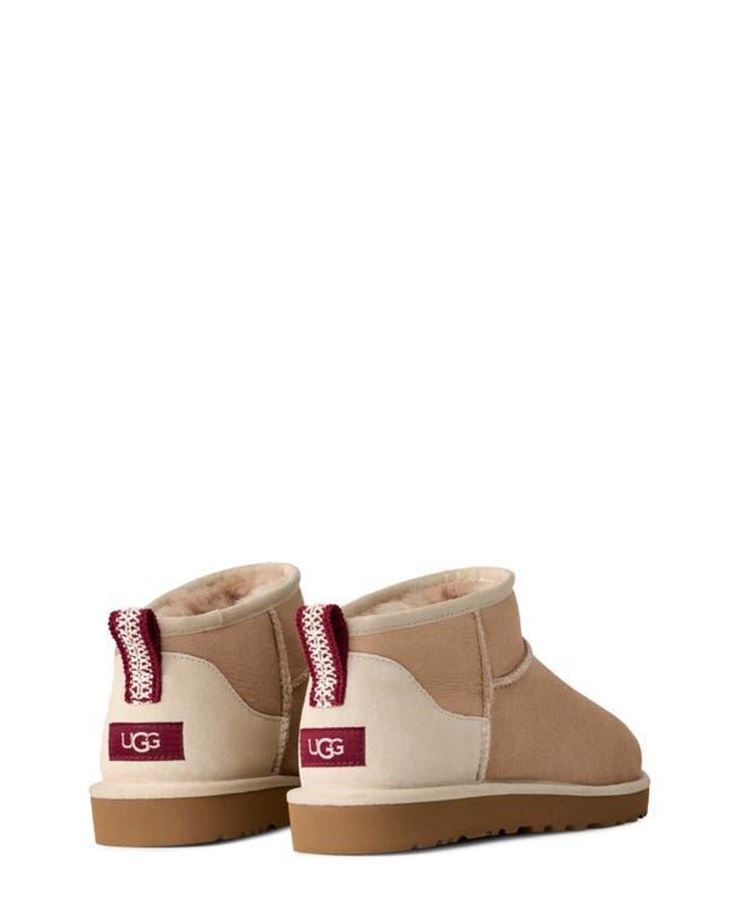 Ugg Natural Classic Ultra Mini Genuine Shearling Boot for men