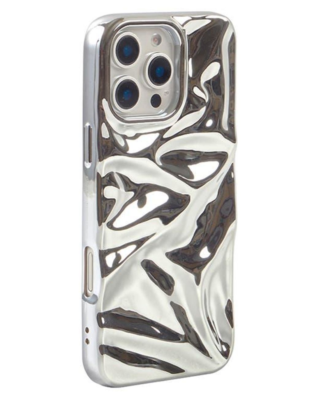 Auramma Gray Crinkle Iphone 16 Pro Max Case