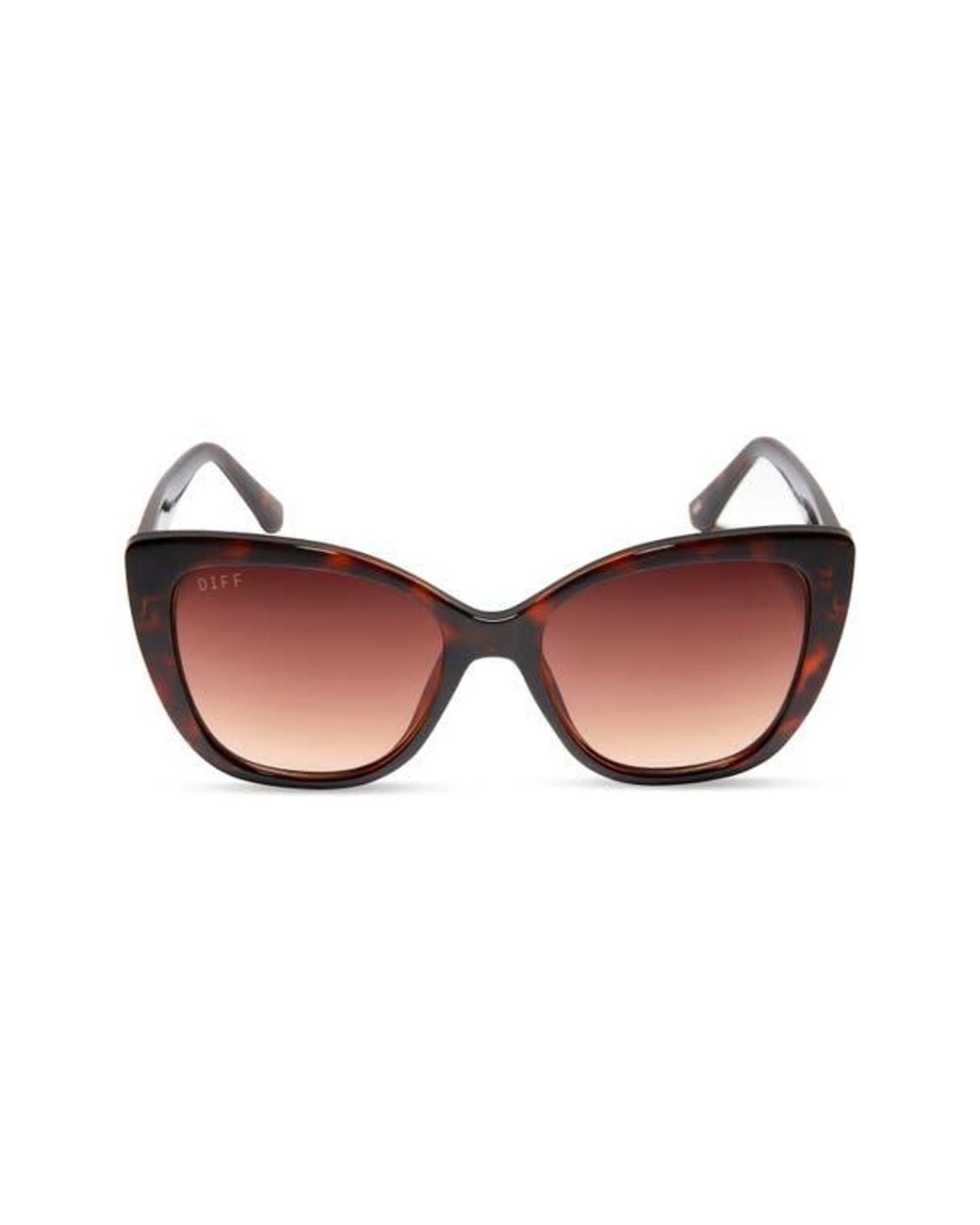 DIFF Pink 54Mm Square Sunglasses