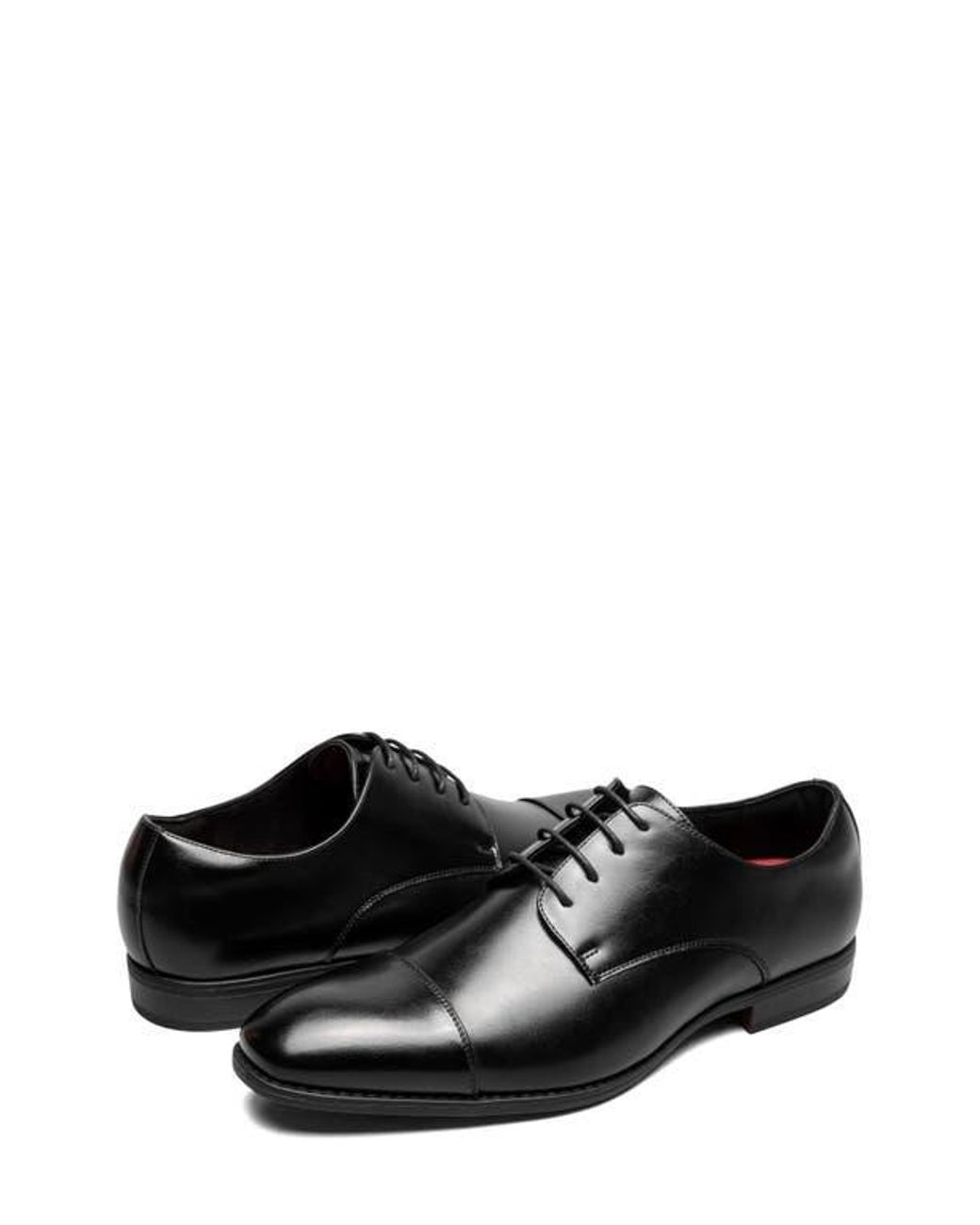 Stacy Adams Black Nelson Cap Toe Derby for men