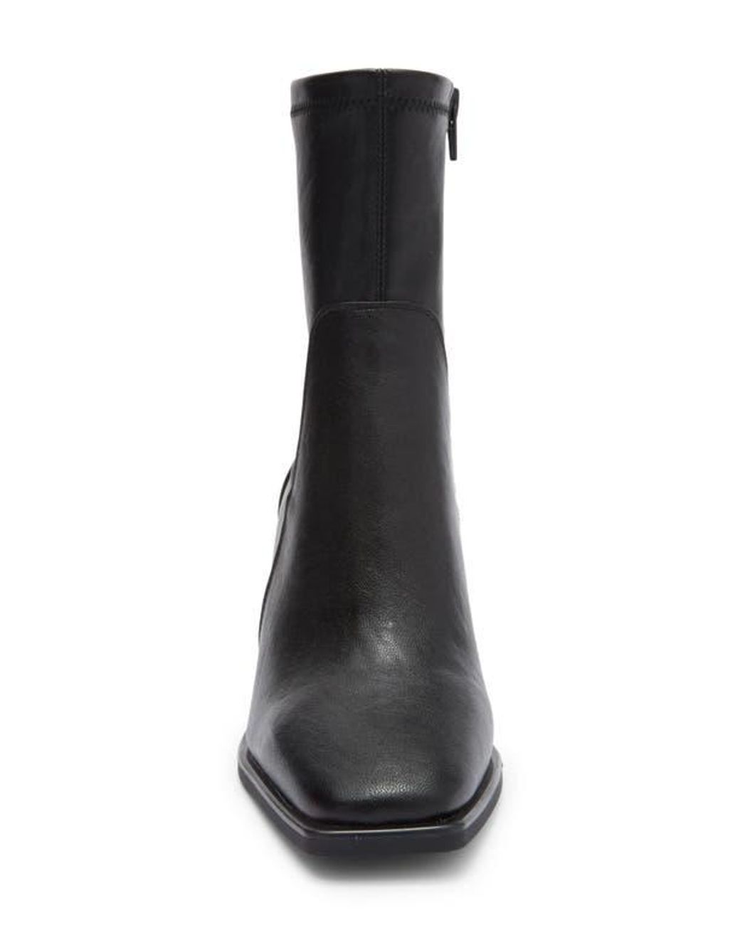 Steve Madden Black Vallie Square Toe Bootie