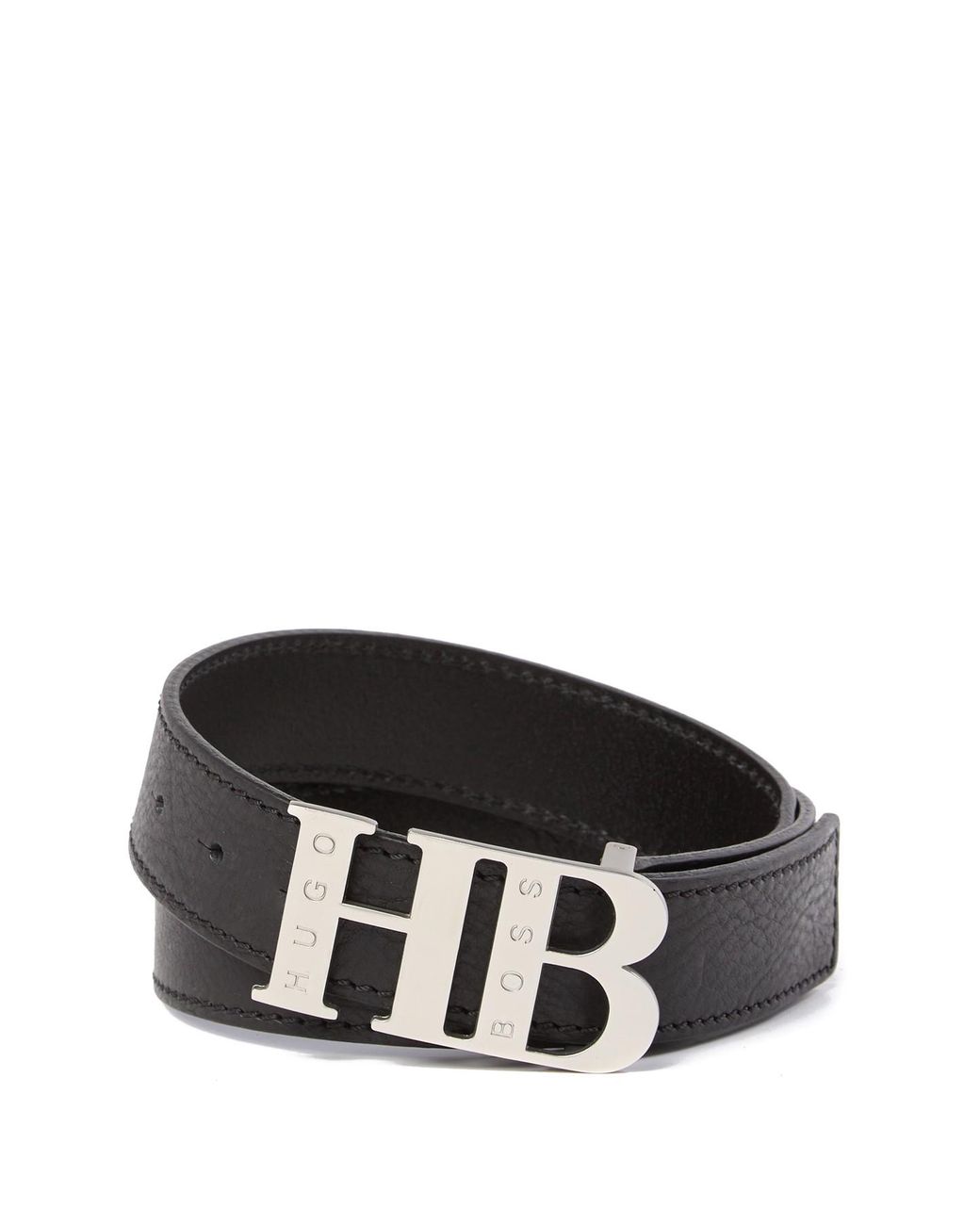 BOSS by HUGO BOSS Hb Icon Buckle Belt in Black for Men | Lyst