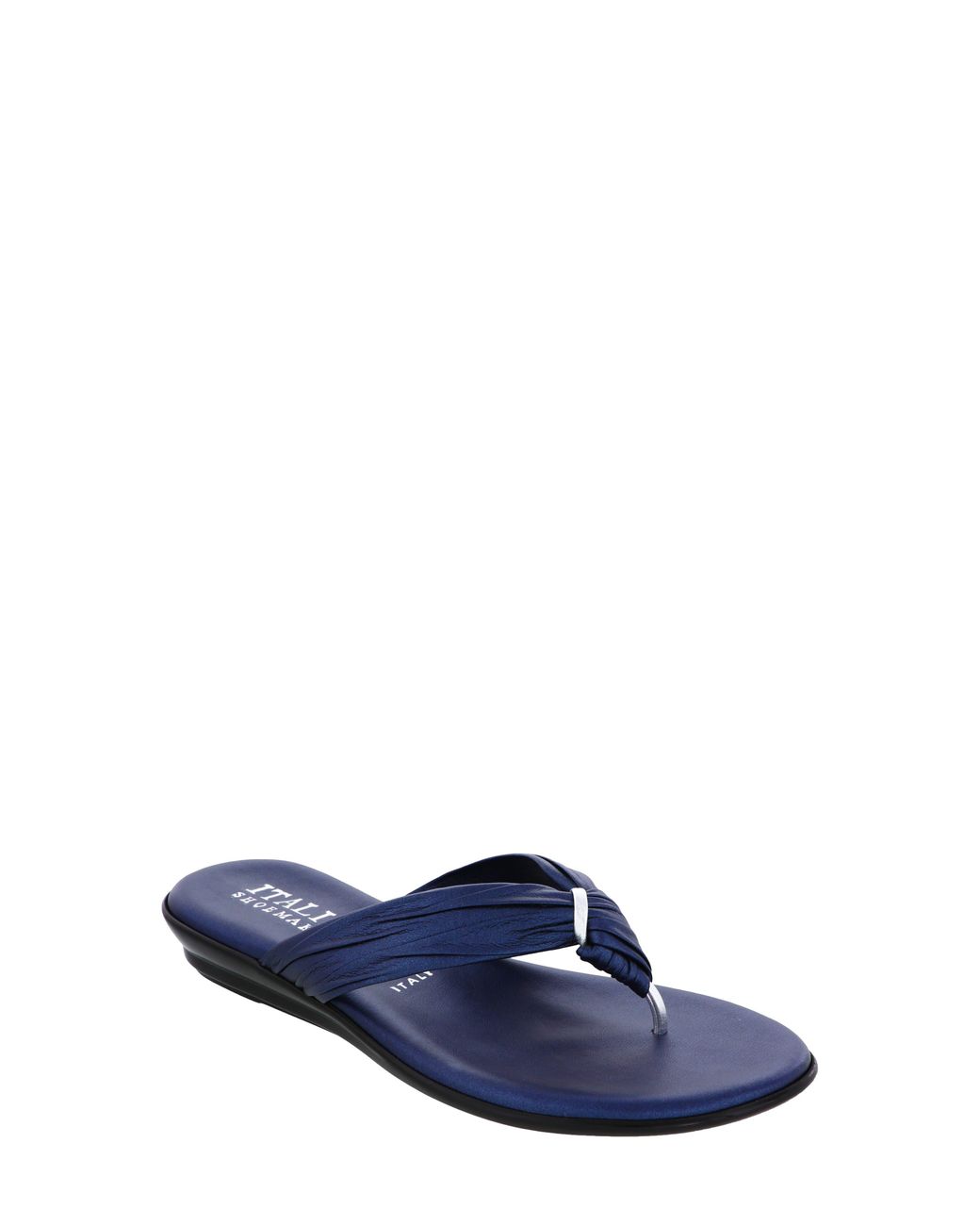 Italian Shoemakers Aleena Thong Sandal in Blue Lyst