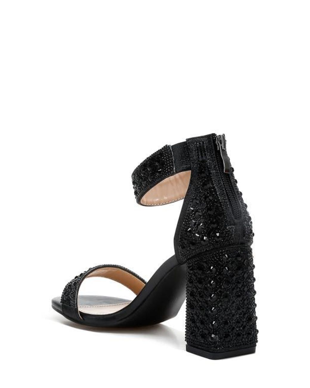 London Rag Felicity LONDON RAG Cady Embellished Sandal in Black | Lyst