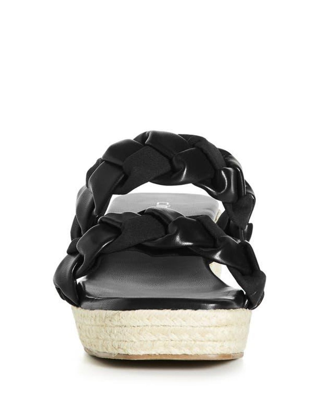 City Chic Black Roxy Platform Sandal