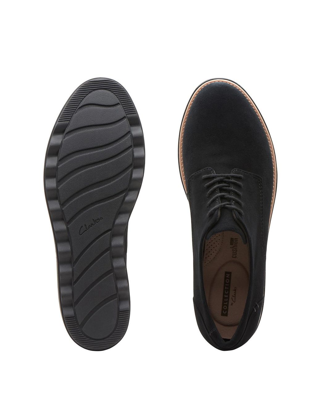 clarks sharon noel suede wedge derby