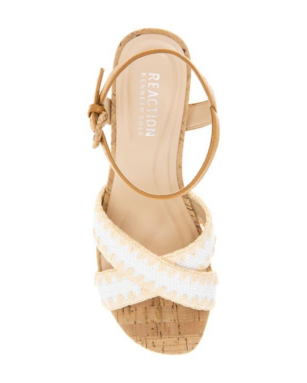 Kenneth Cole Metallic Reeva Platform Sandal