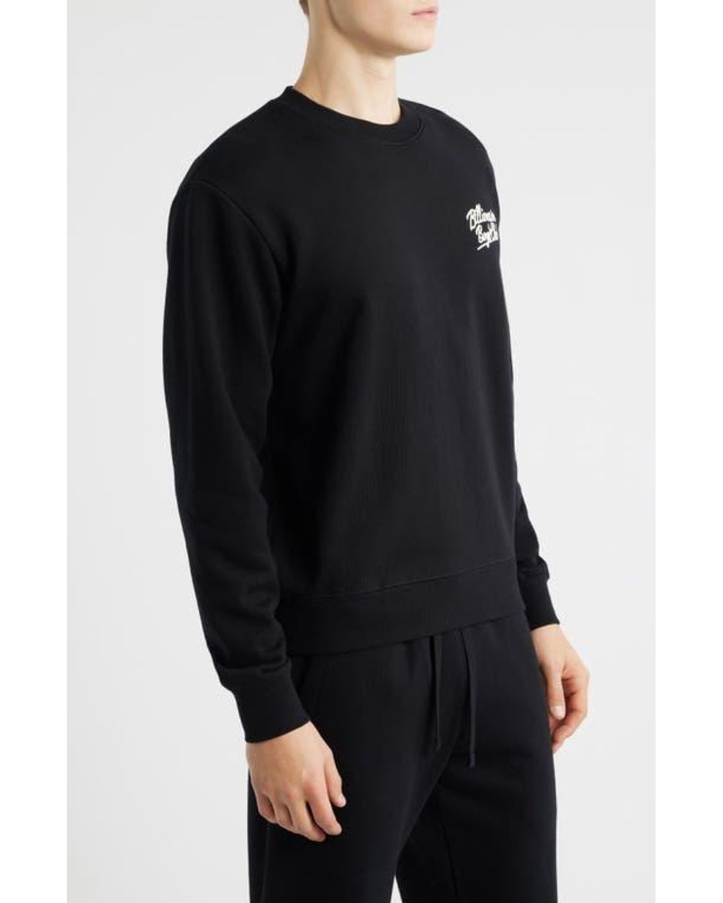 BBCICECREAM Black Bb Small Script Cotton Sweatshirt for men