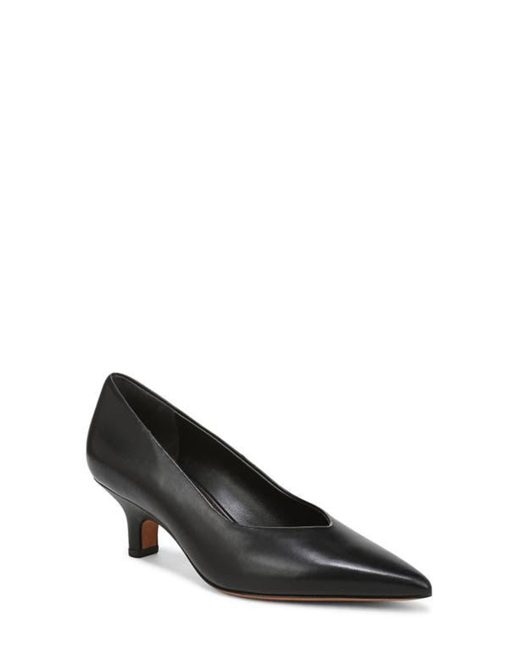 Vince Black Livia Pointed Toe Pump