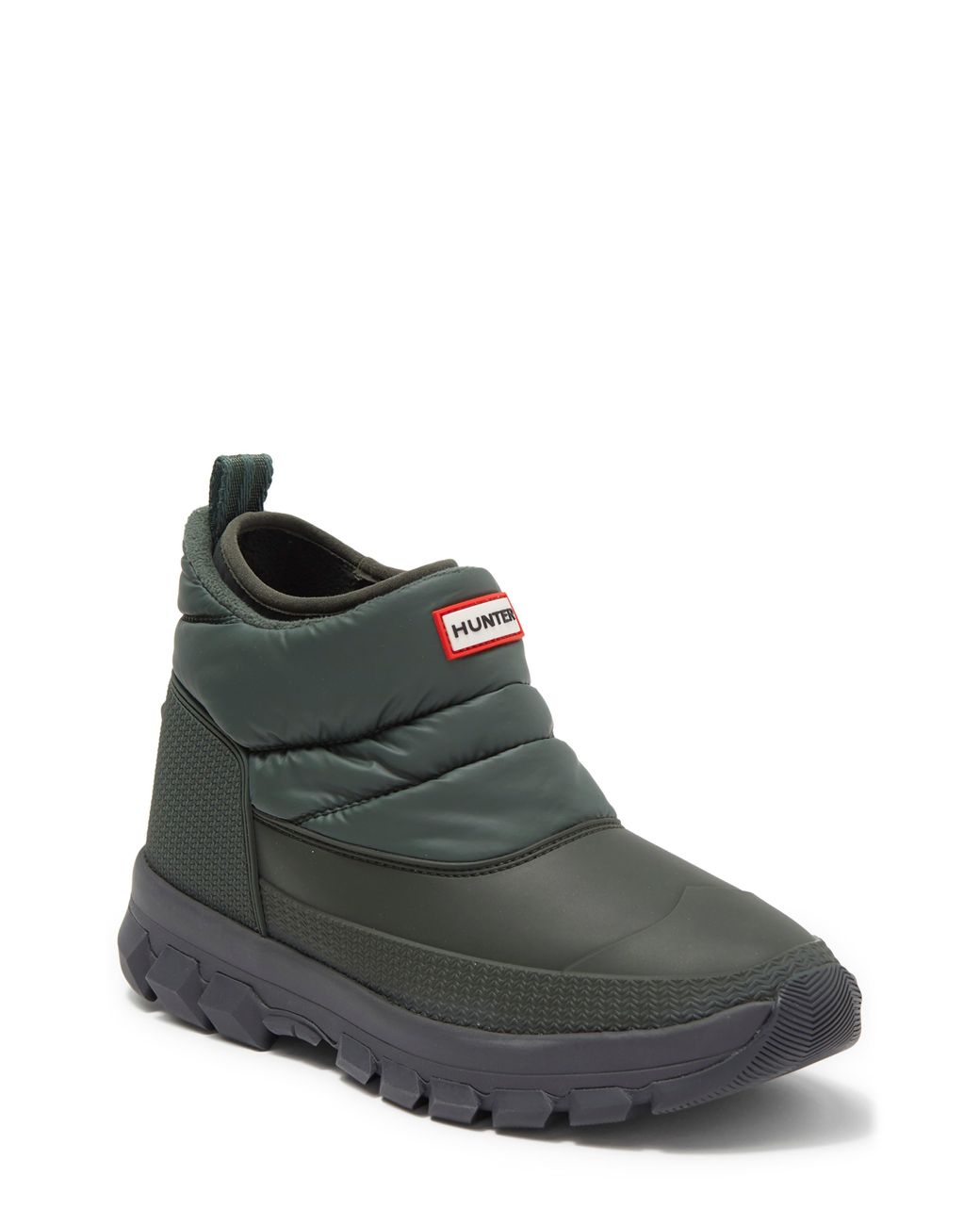 HUNTER Insulated Snow Ankle Boot In Arctic Moss At Nordstrom Rack in