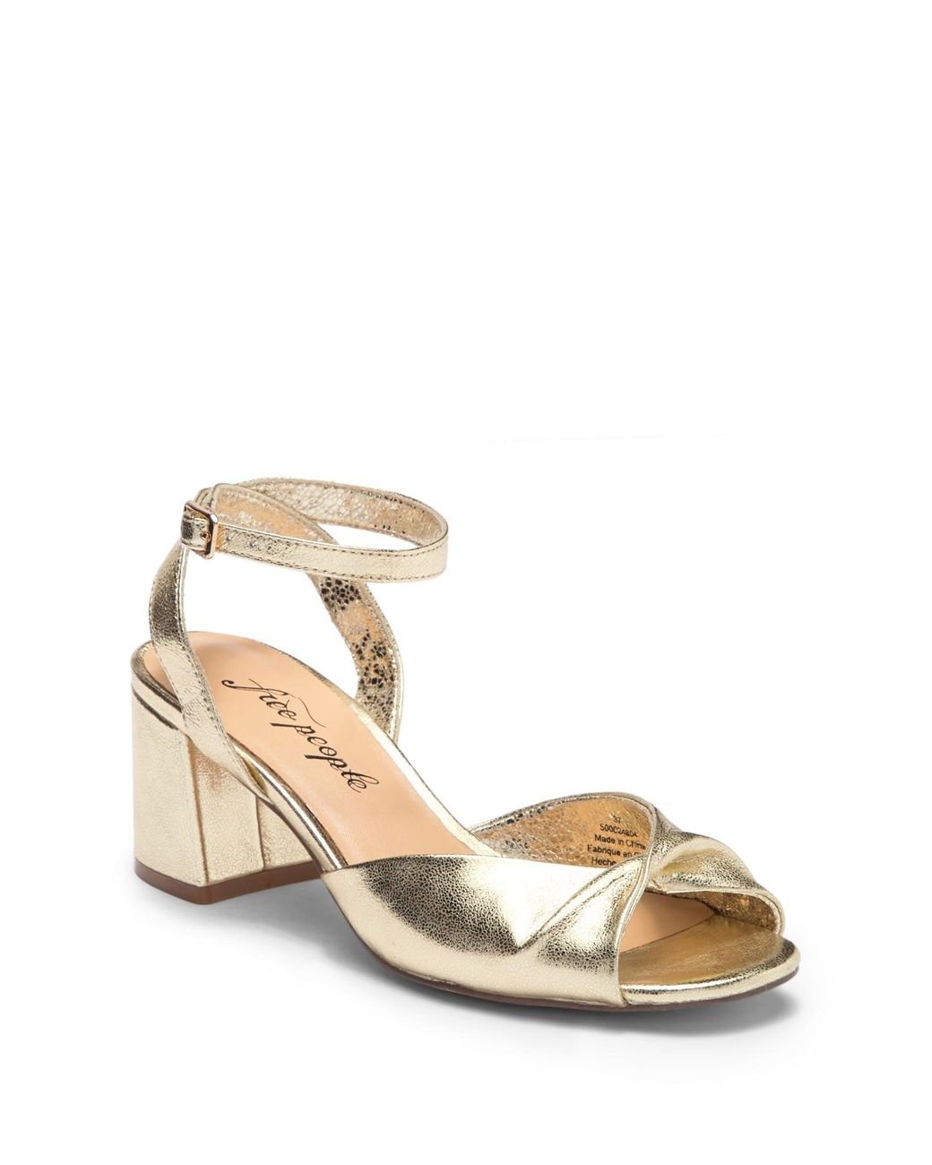Free people gisele top block heel sandals