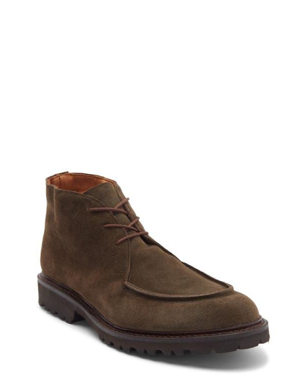 Allen Edmonds Brown Suede Moc-Toe Chukka Boots Men main image 4