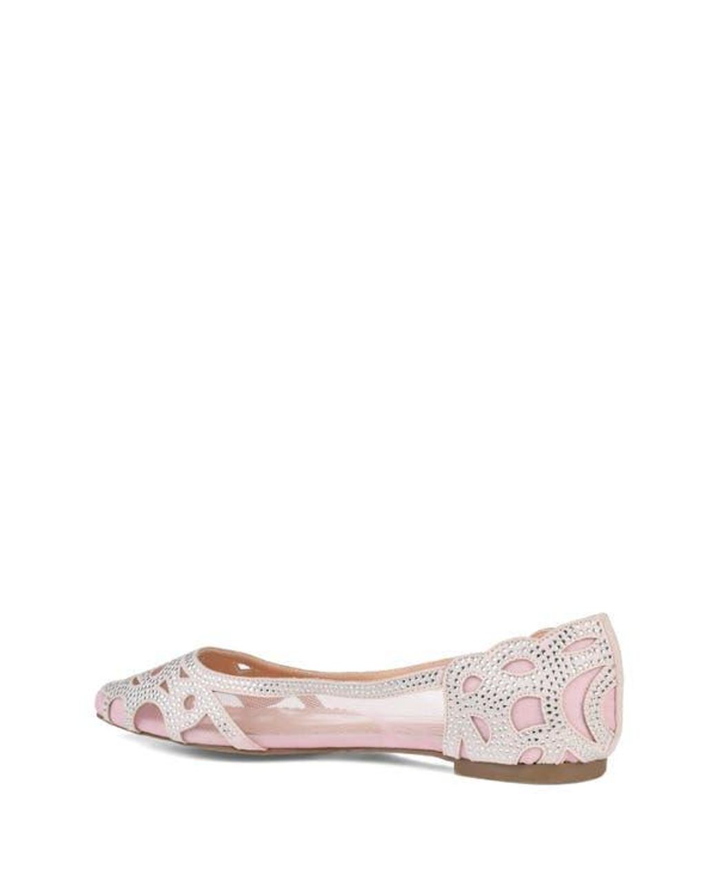 Journee Collection Black Batavia Rhinestone Flat