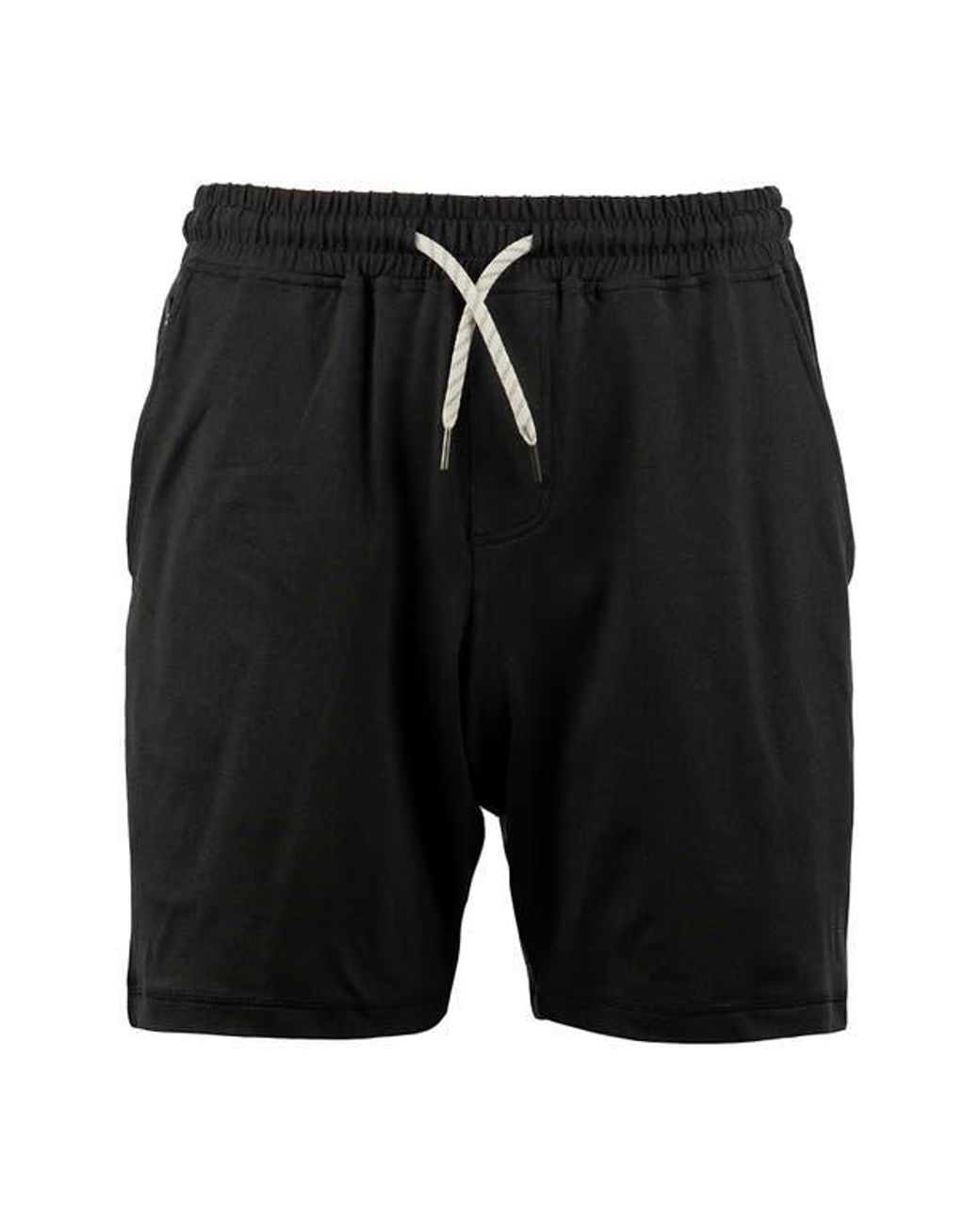 Burnside Black Soft Jersey Shorts for men