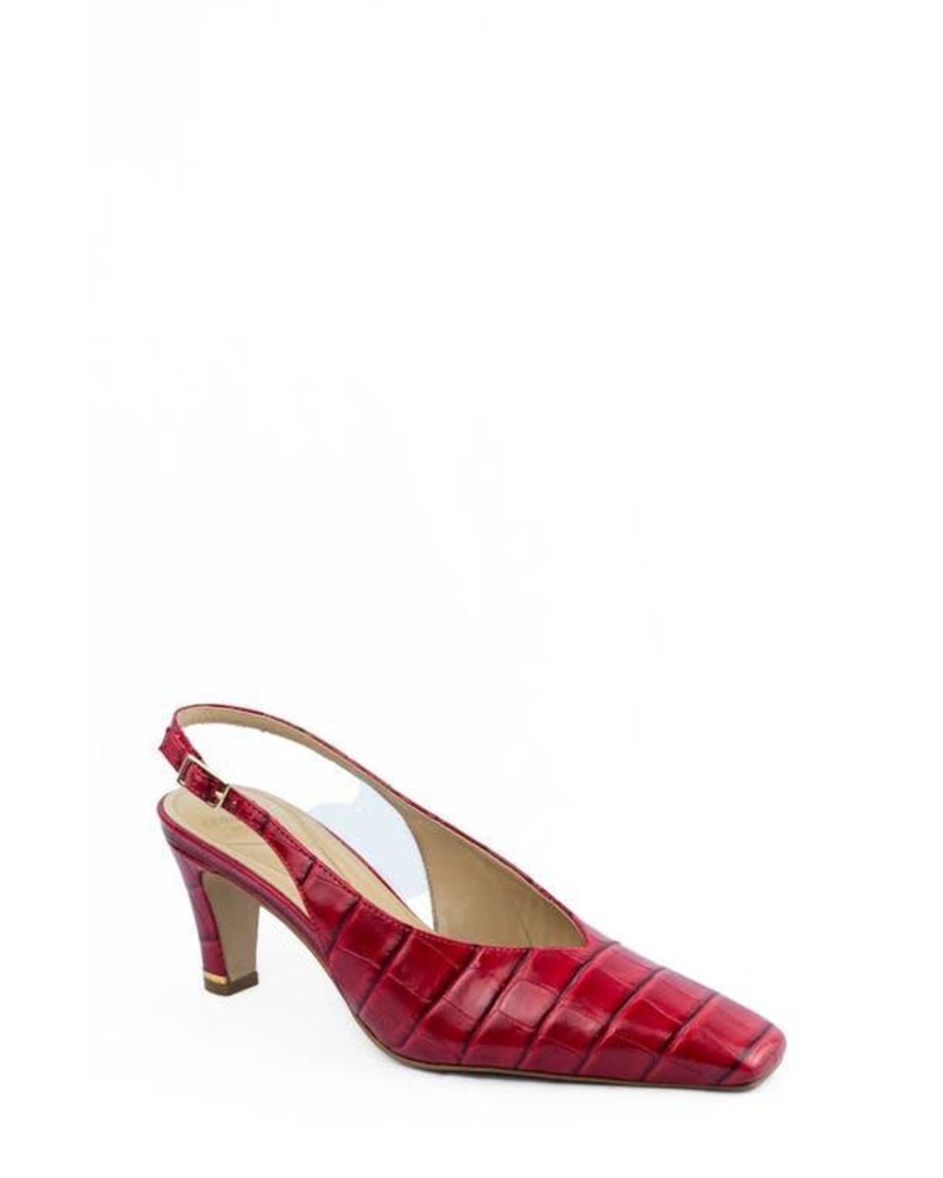 Kenneth Cole Red Meilani Slingback Pump