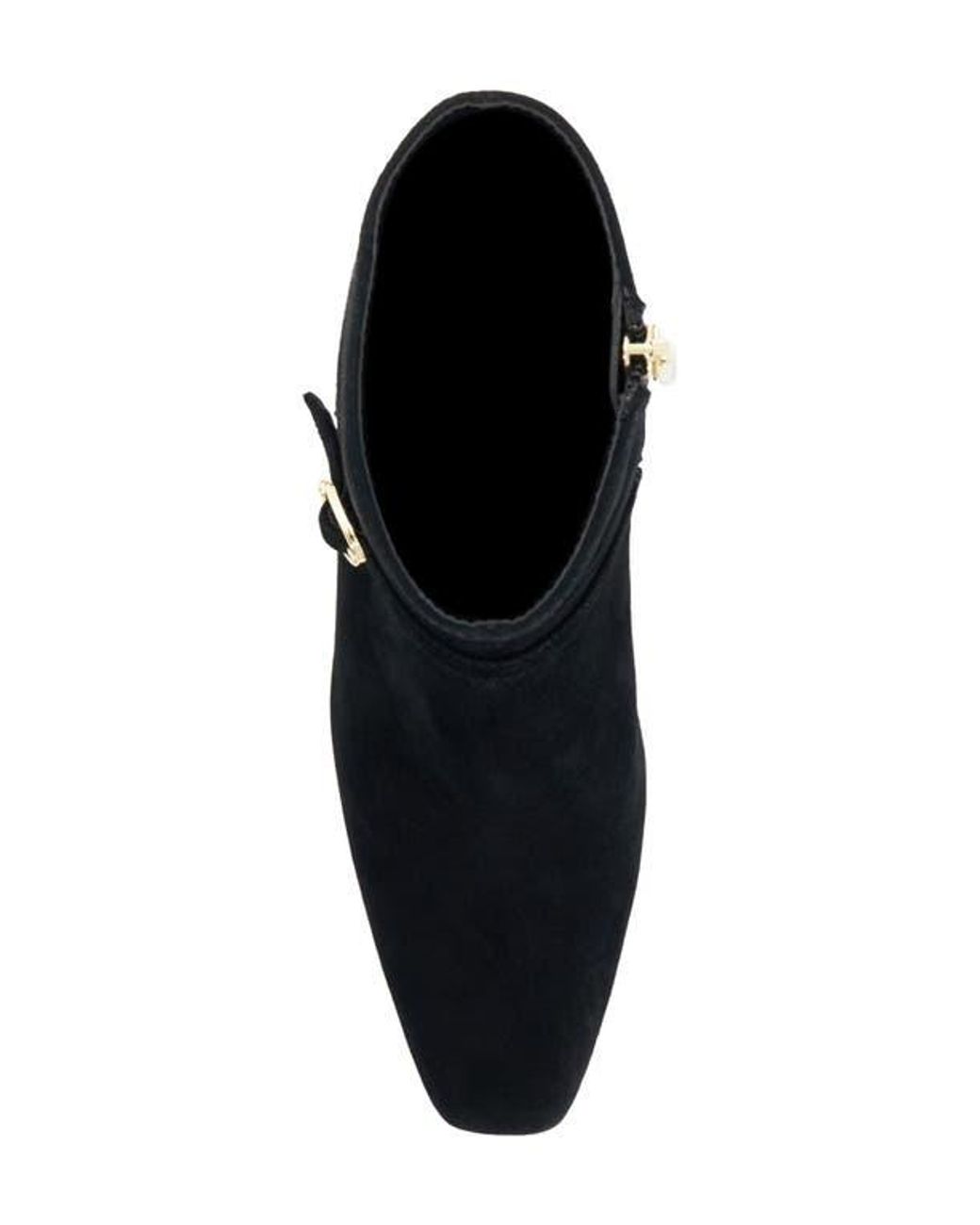 Dune Blue Ollen Leather Bootie