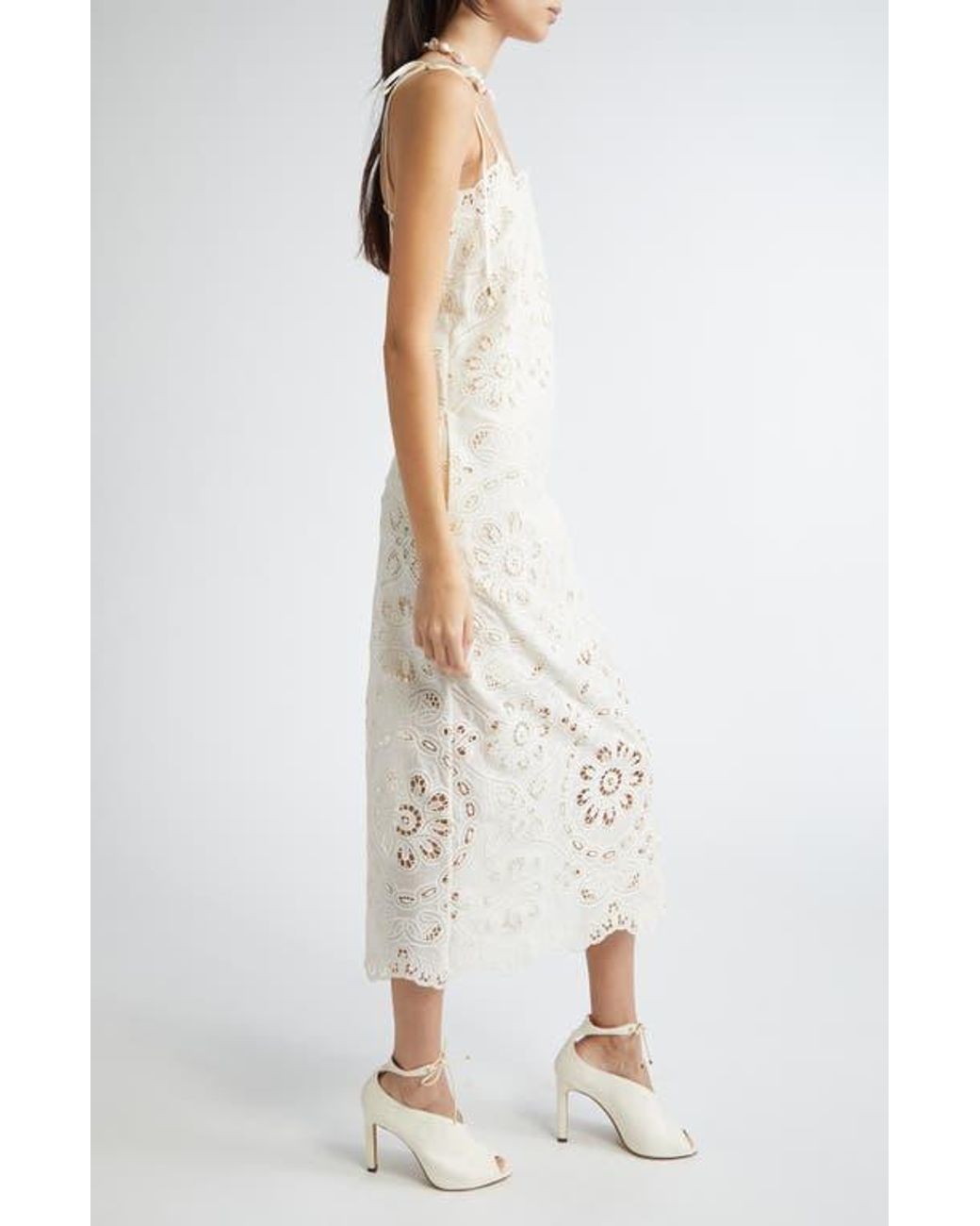 astr the label lace midi dress xl ASTR the Label | Ruffle Detail Lace Maxi Dress in Deep Plum