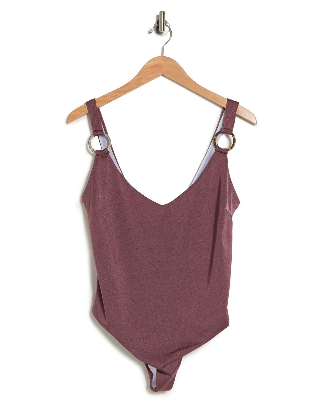 ASOS Curve Ring Onepiece Swimsuit in Purple Lyst