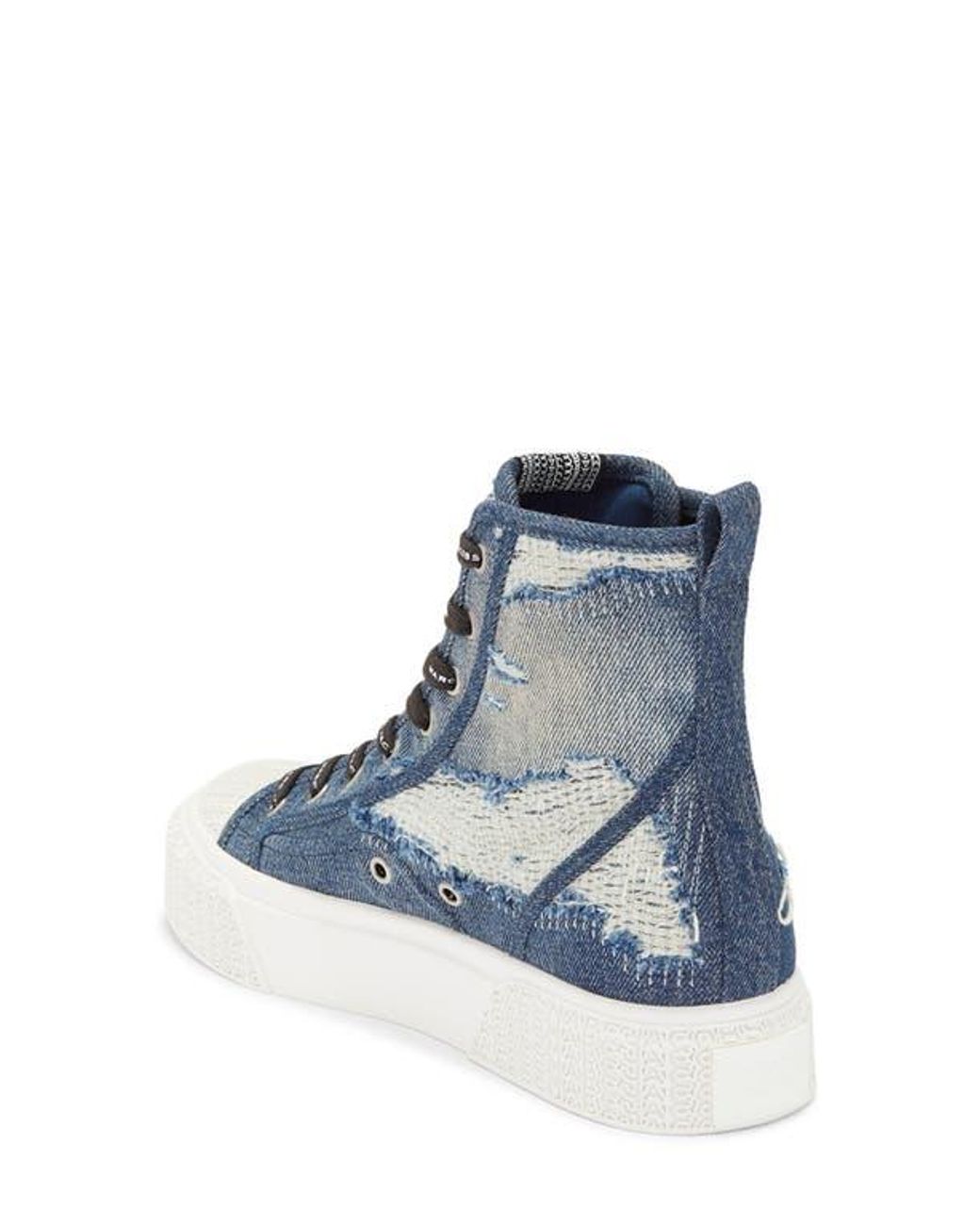 Marc Jacobs Blue The High Top Platform Sneaker
