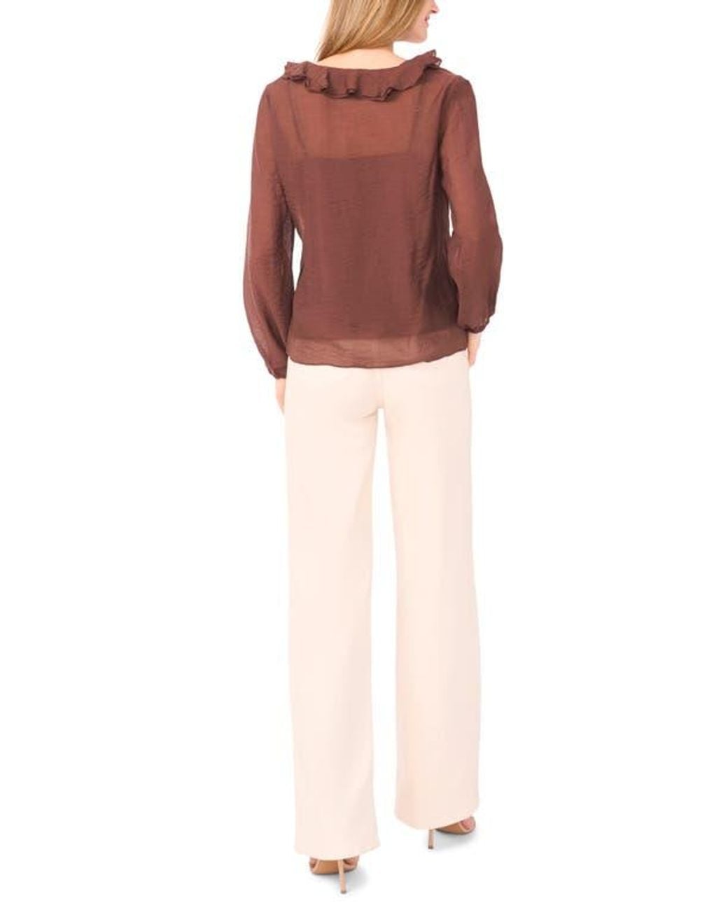 Halogen® Red Ruffle Top