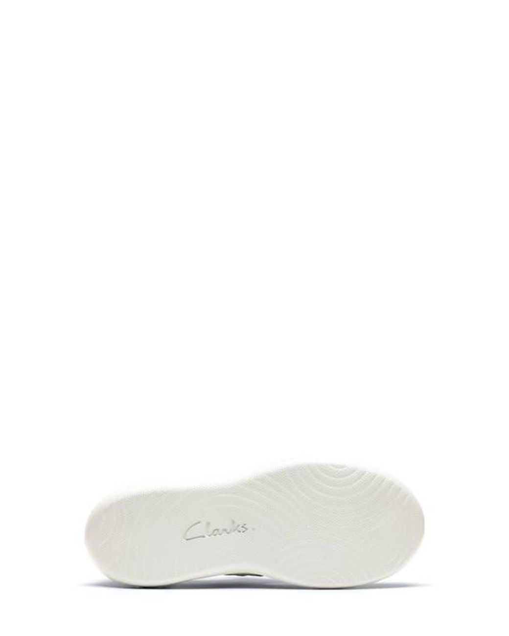Clarks White Solevana Slip-On Sneaker