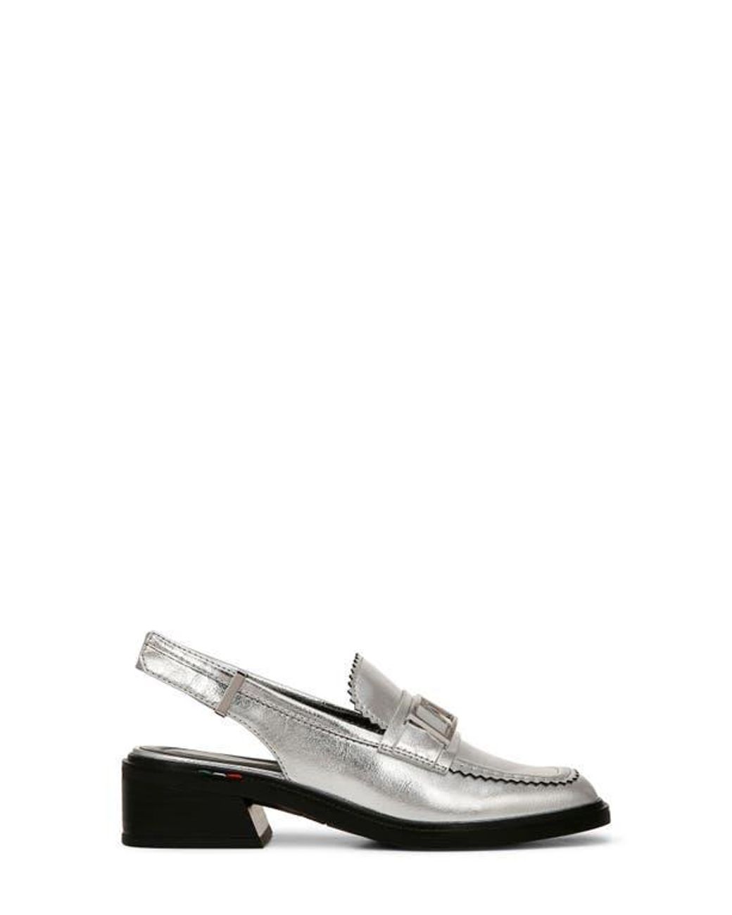 Sarto White Gianna Slingback Loafer