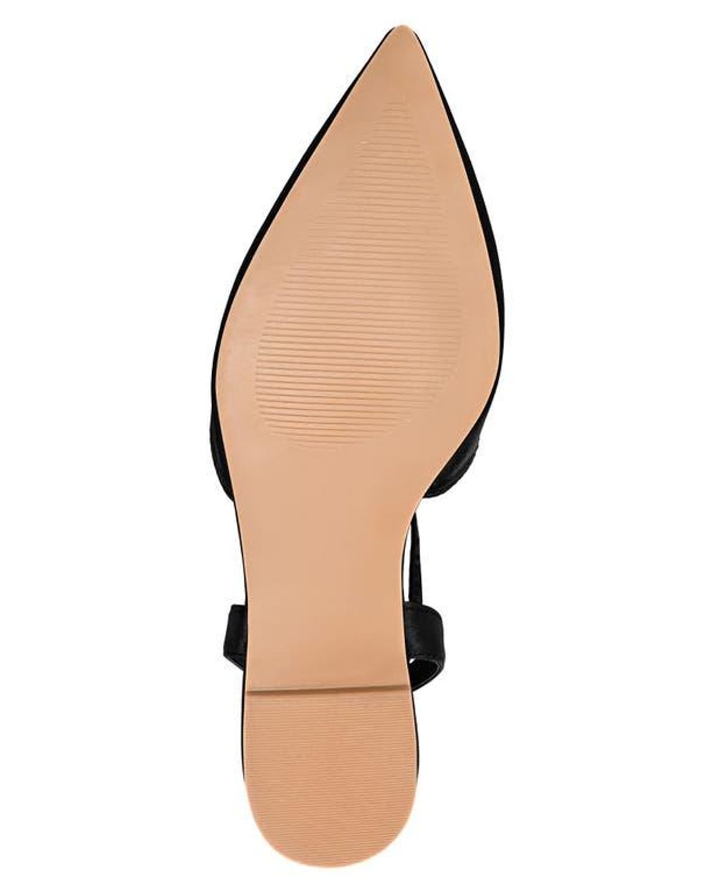 Journee Collection Black Lace-Up Pointed-Toe Flat