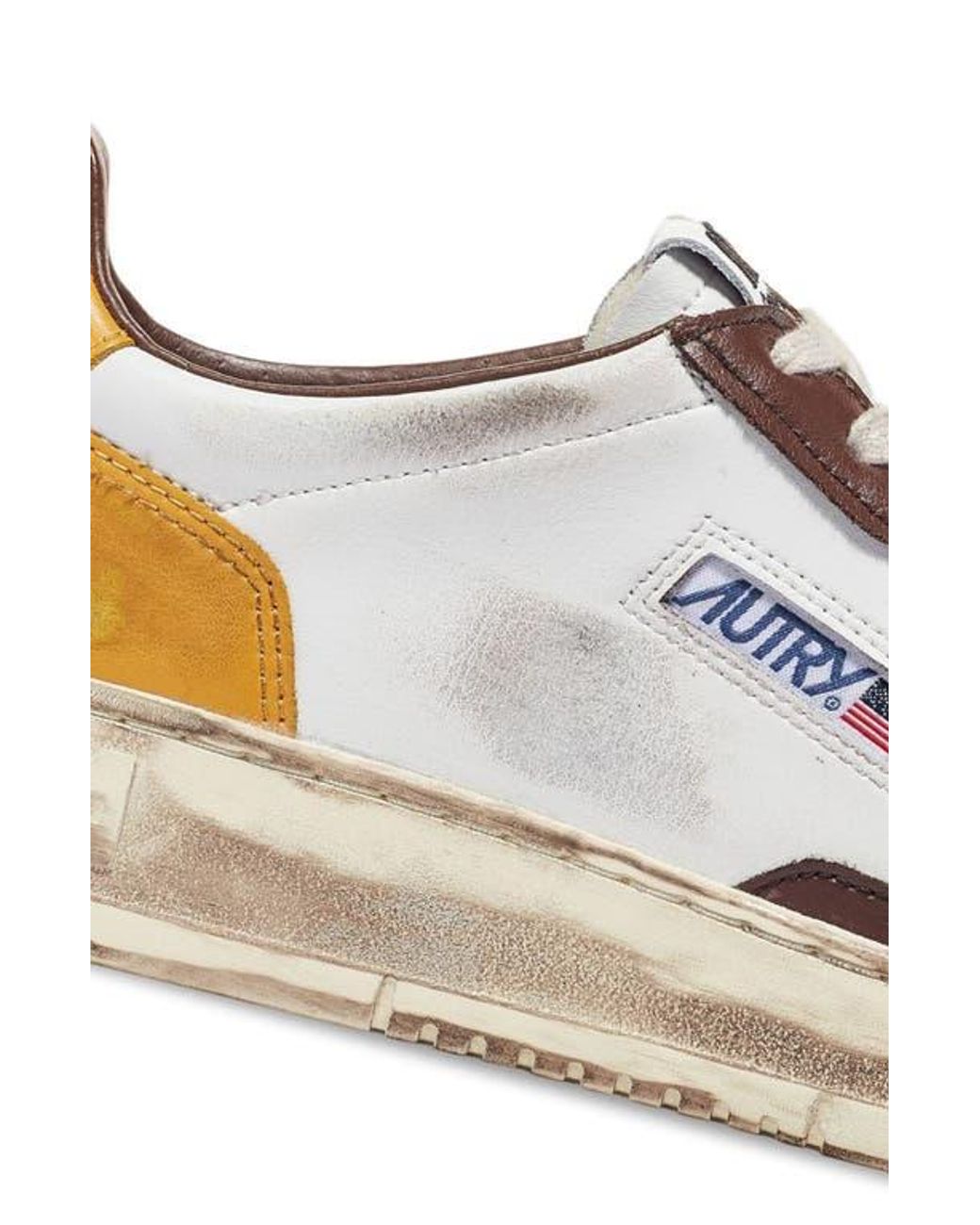 Autry White Retro Low Sneaker