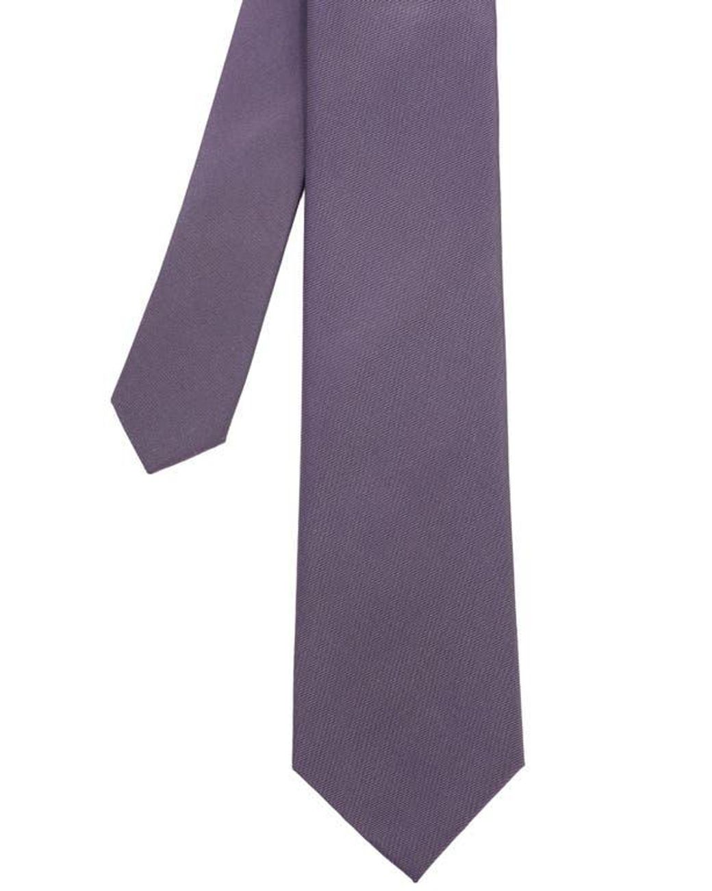 DKNY Purple Iridescent Solid Tie for men