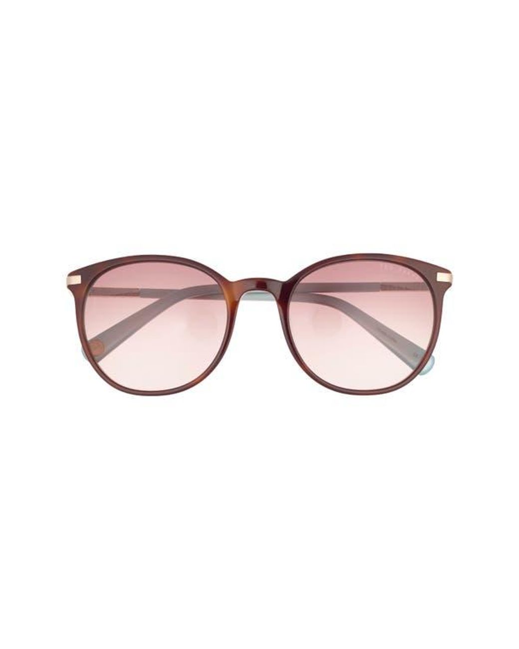 Ted Baker Pink 53Mm Round Sunglasses