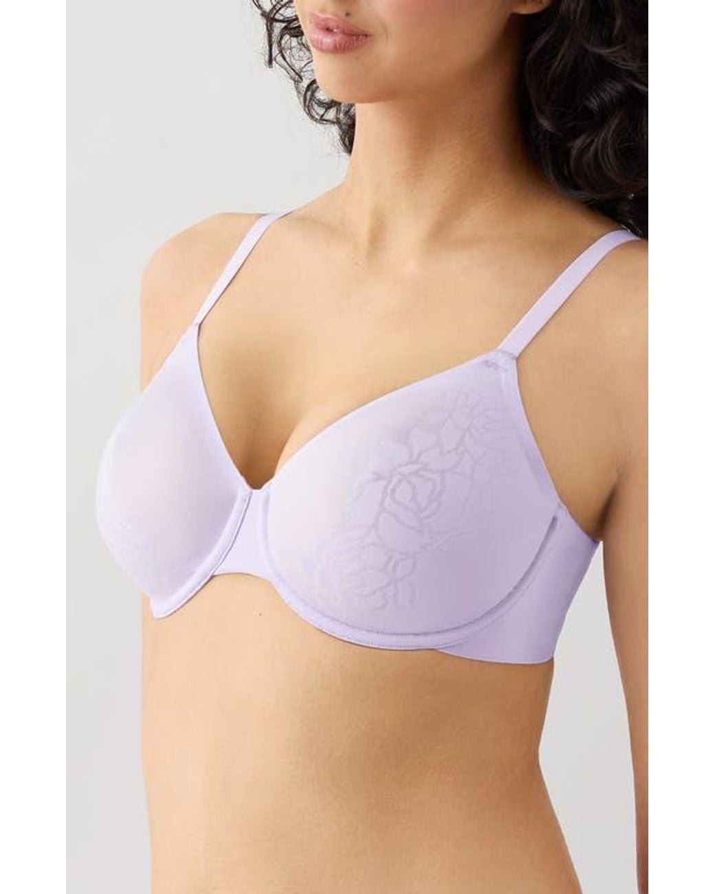 Wacoal Purple Confidence Boost Underwire Bra