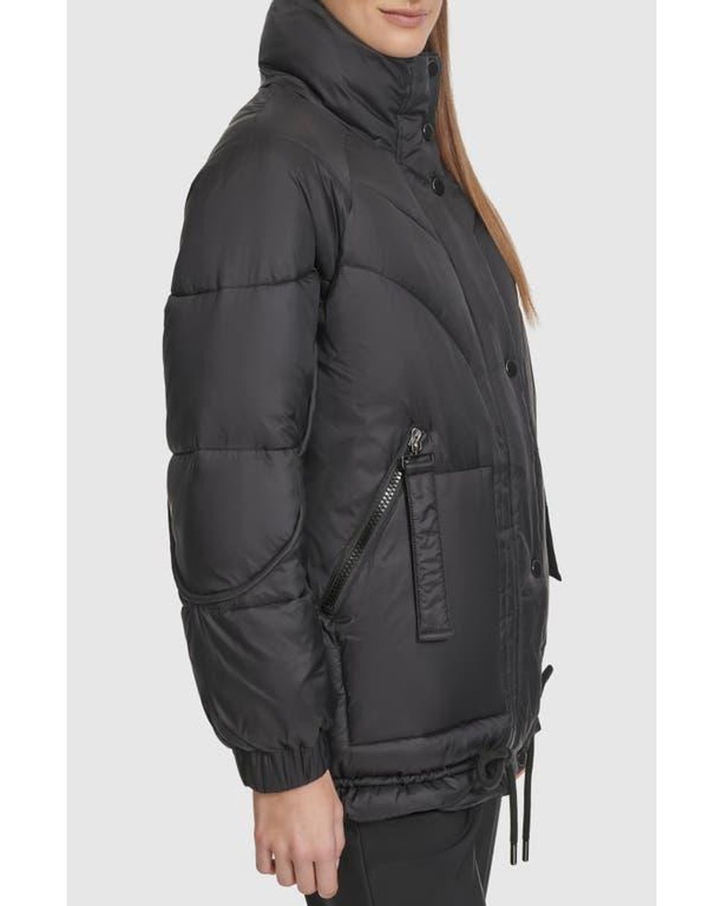 Andrew Marc Strehla Quilted Puffer Jacket in Black Lyst