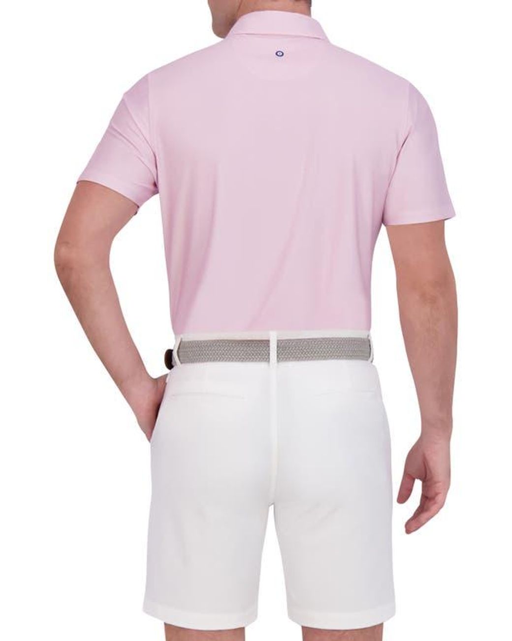 Ben Sherman Pink Collage Solid Stretch Tech Polo for men