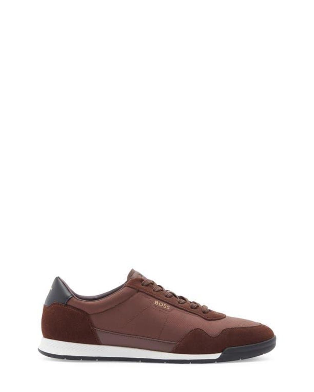 Boss Brown Titanium Low Top Sneaker for men