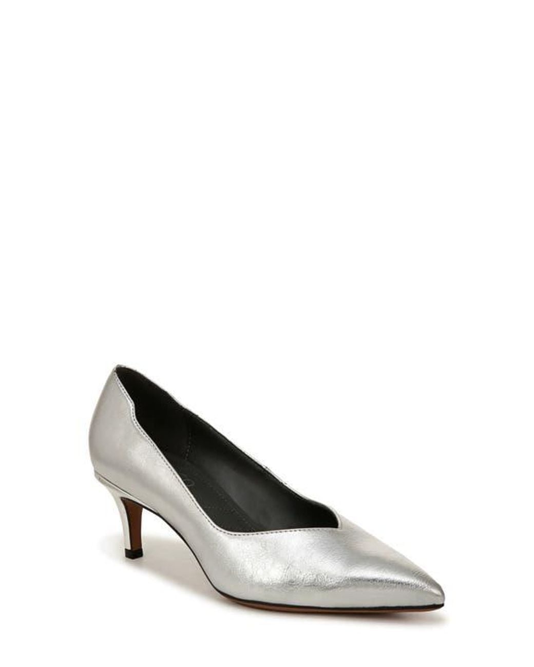 Franco Sarto White Aurora Pointed Toe Pump