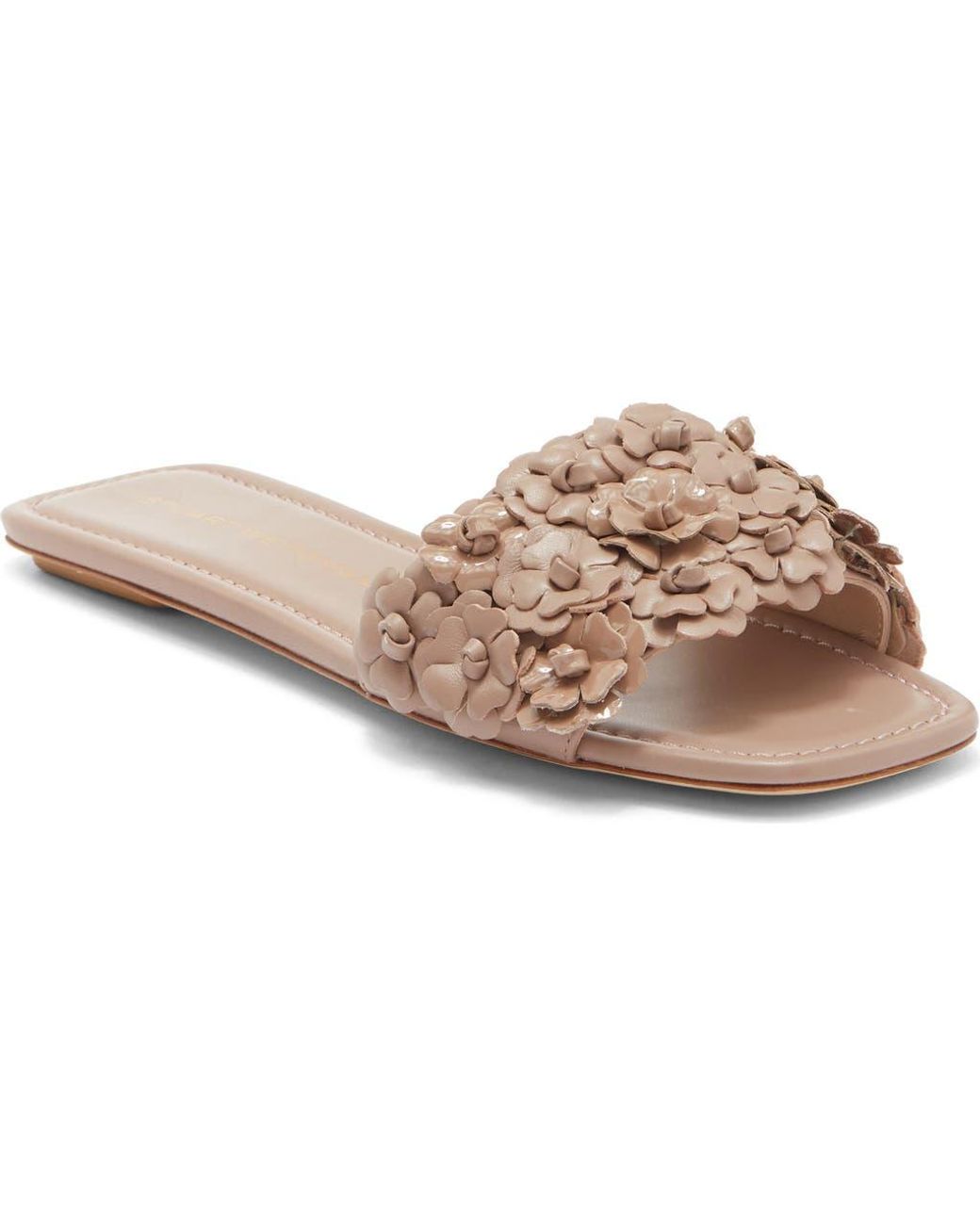 Stuart Weitzman Brown Meadow Slide Sandal