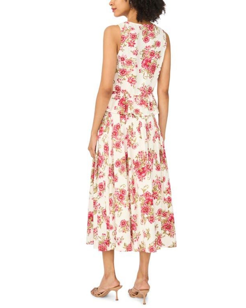 Halogen® Gathered Midi Skirt