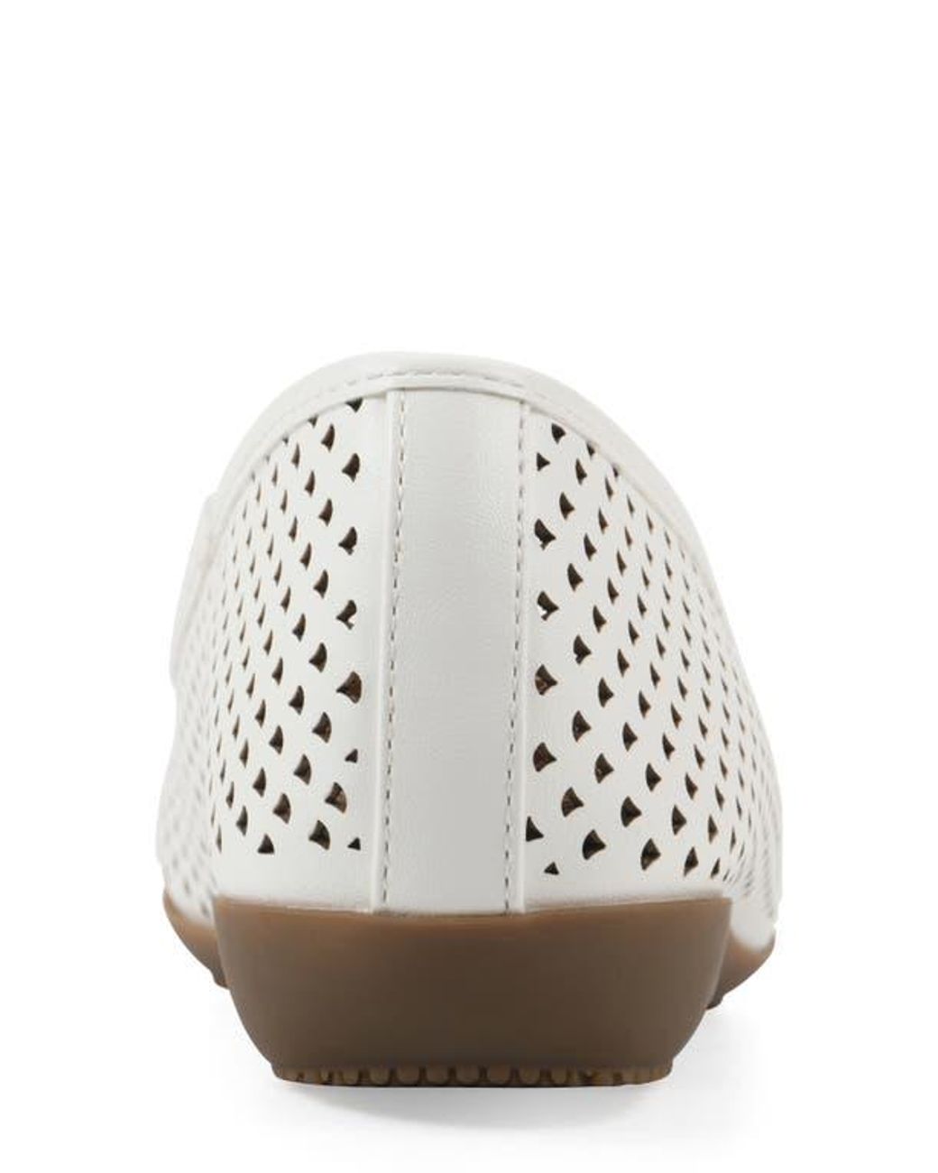 White Mountain White Carris Perforated Flat