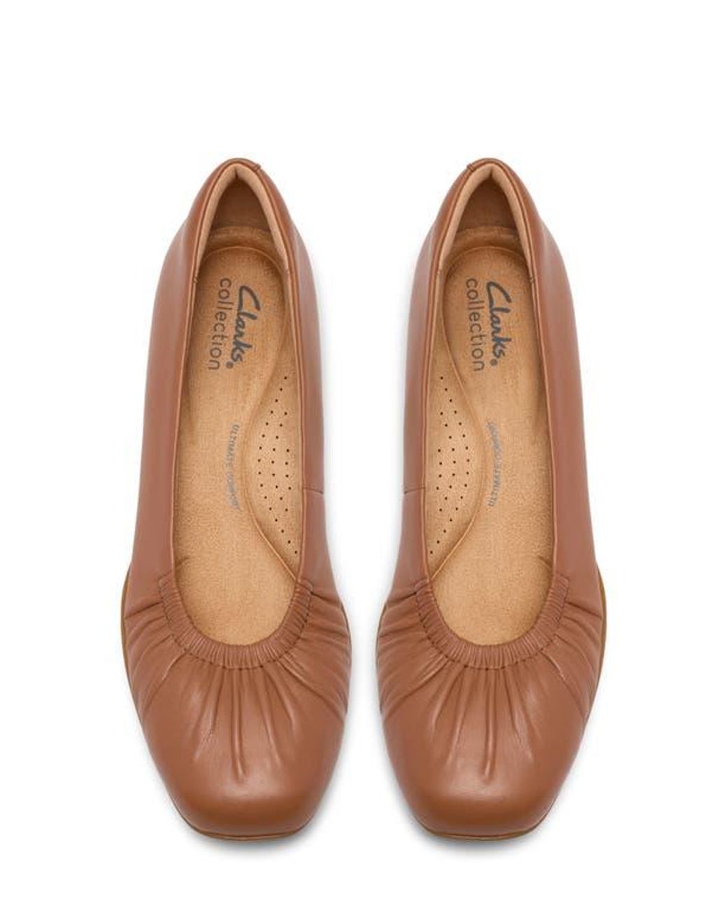 Clarks Brown Jazmynn Lo Ballet Flat
