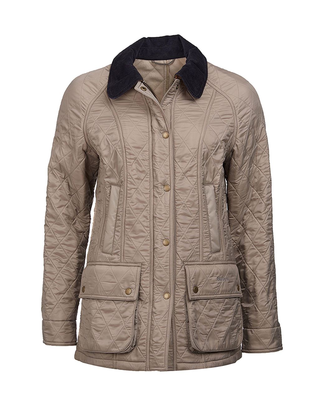 Barbour Beadnell Polarquilt Utility Coat In Doeskin/brown At Nordstrom