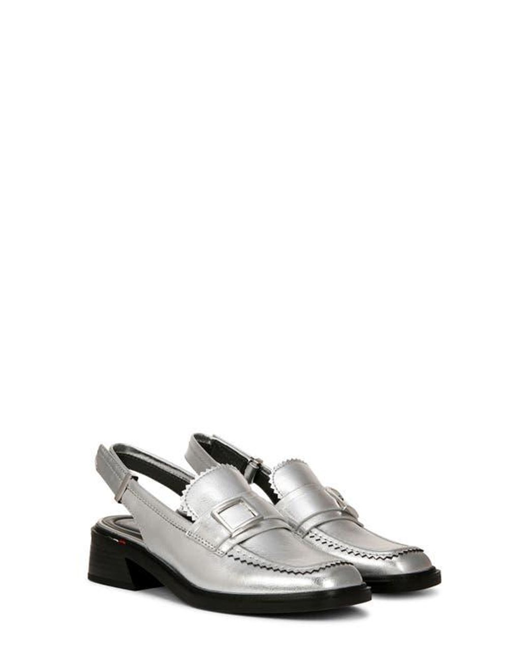 Sarto White Gianna Slingback Loafer