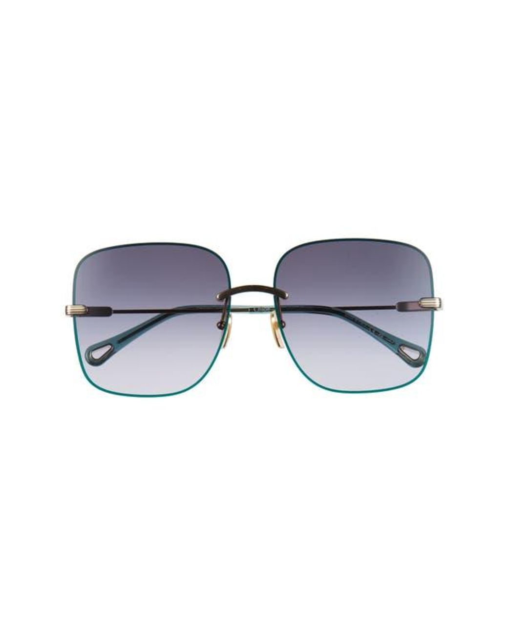 Chloé Blue Square Sunglasses
