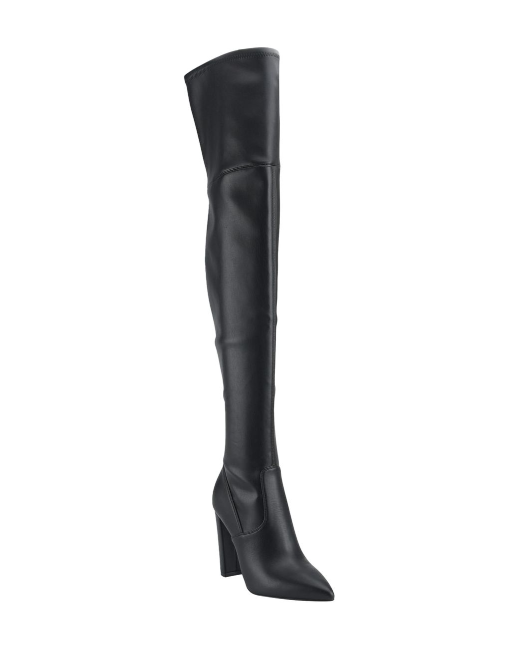 Marc Fisher Garalyn Pointed Toe Over The Knee Boot in Black | Lyst
