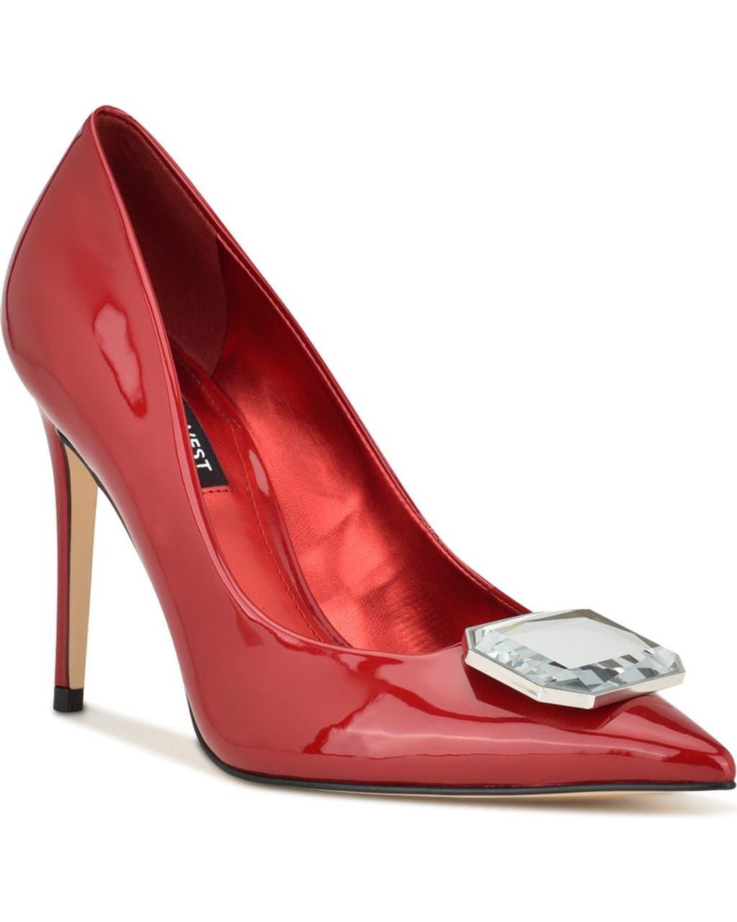 Nine West Faras Pointed Toe Pump in Red Lyst