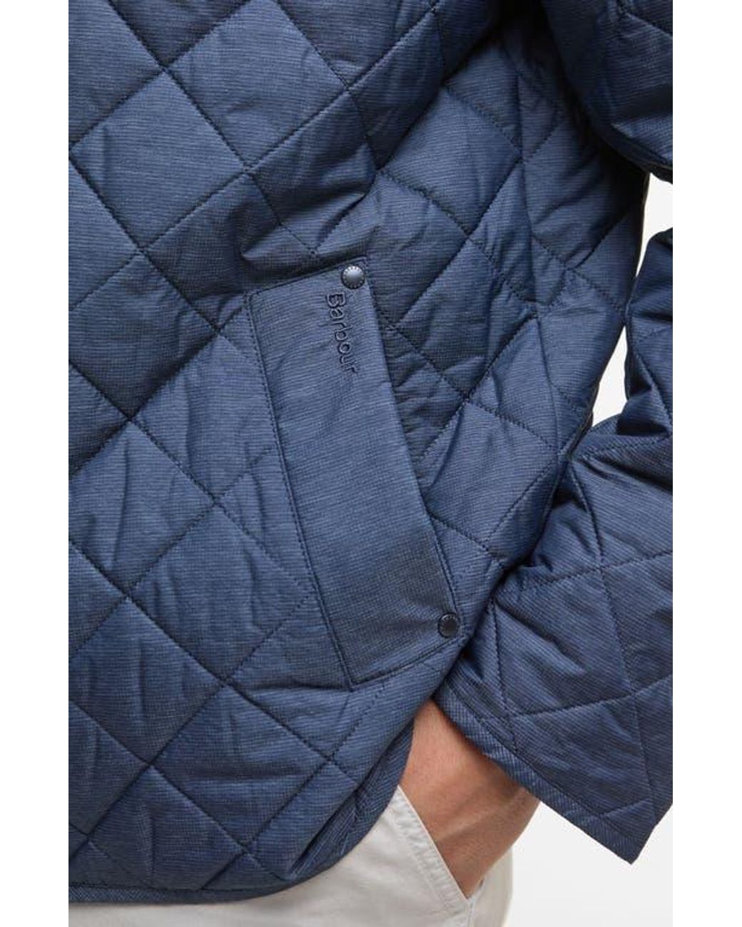 Barbour Blue Tyneport Quilted Jacket for men