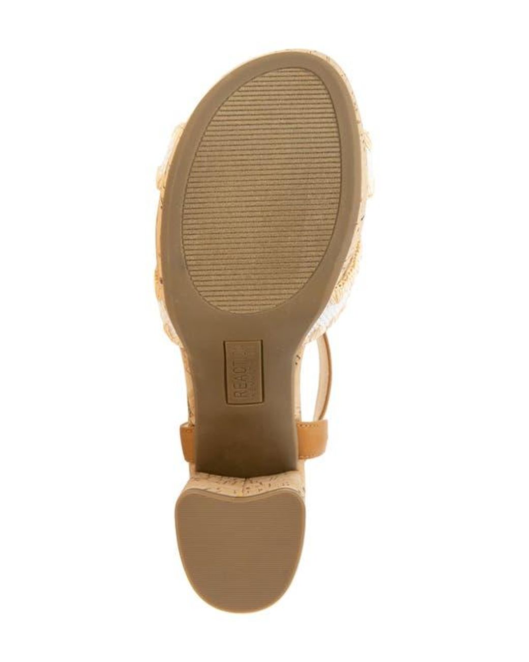 Kenneth Cole Metallic Reeva Platform Sandal